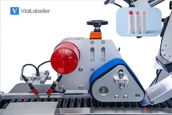 high-speed labeling machine for lip balm
