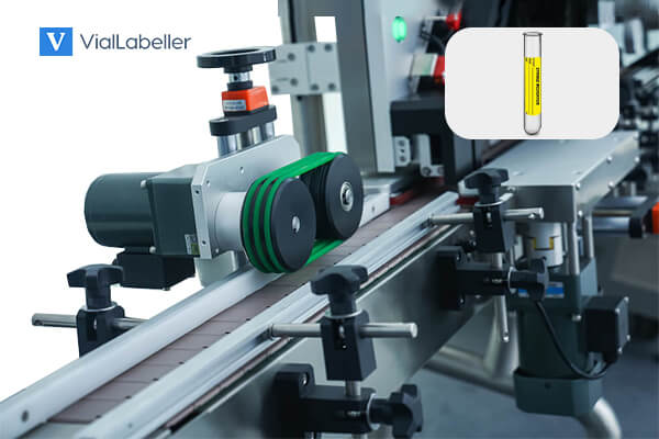 tube labeling solution labeler for glass test tube