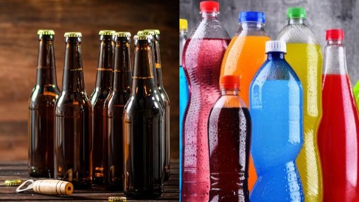 cylindrical containers in beverage industry