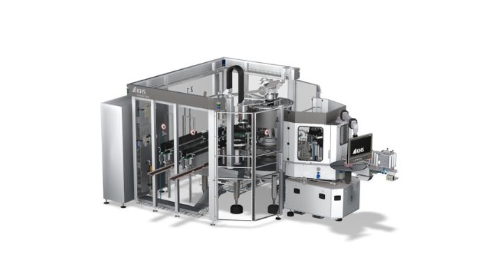 KHS-round-bottle-labeling-machine