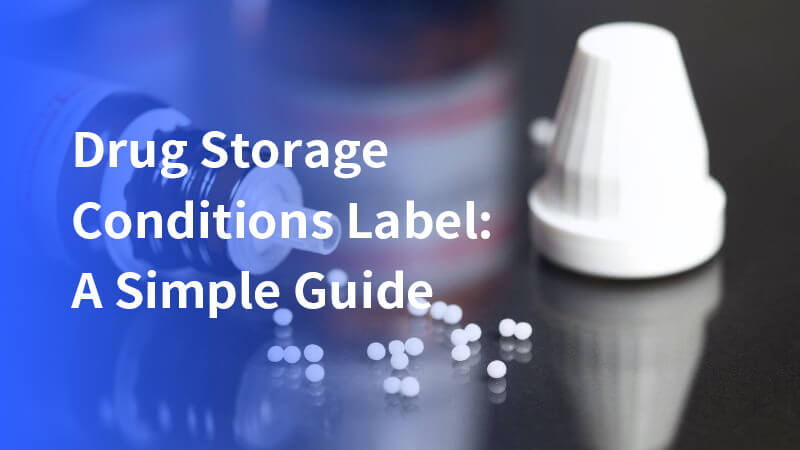 drug storage condition label