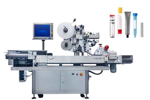 pharma labeling system for tube labeling solution