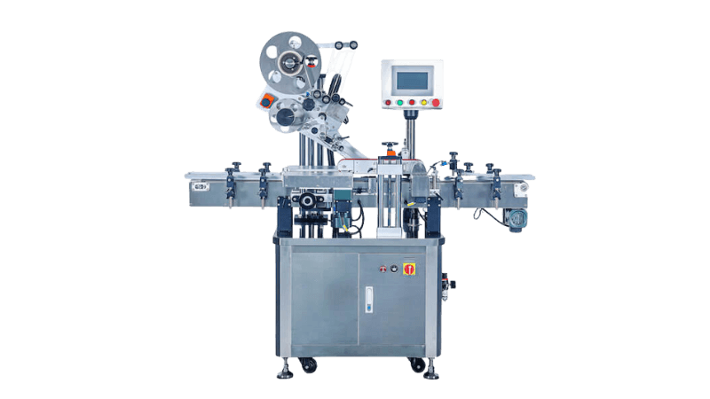 Corner wrap labeling machine